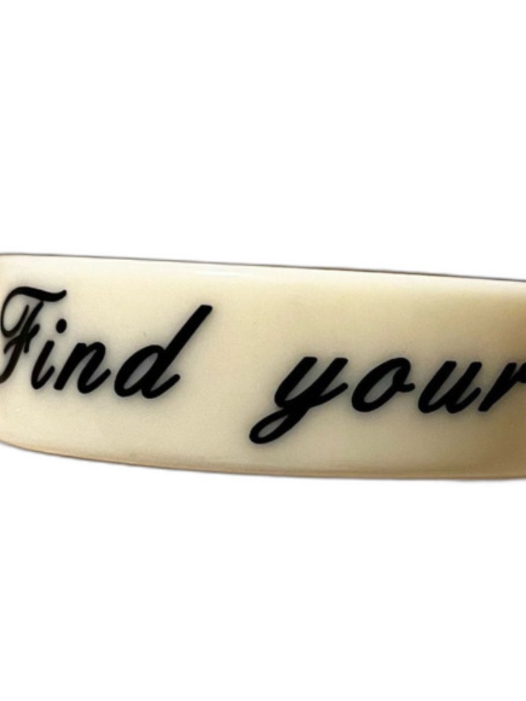 Inspirational Bangle Bracelet “Find Your Passion Take Chances” By Two’s Company
